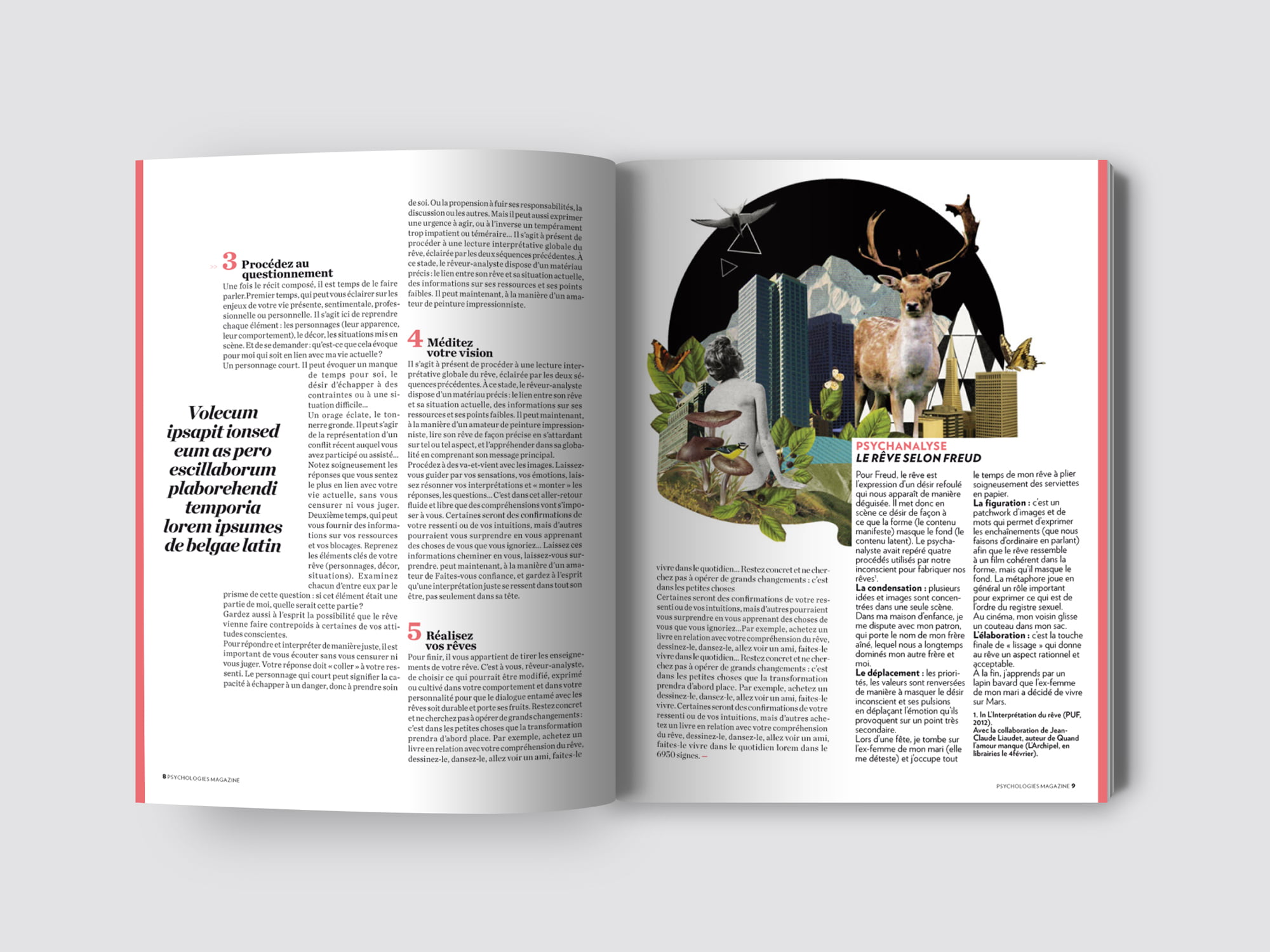 aurelie bert,conception graphique,presse,nouvelle formule,psychologies magazine,couverture