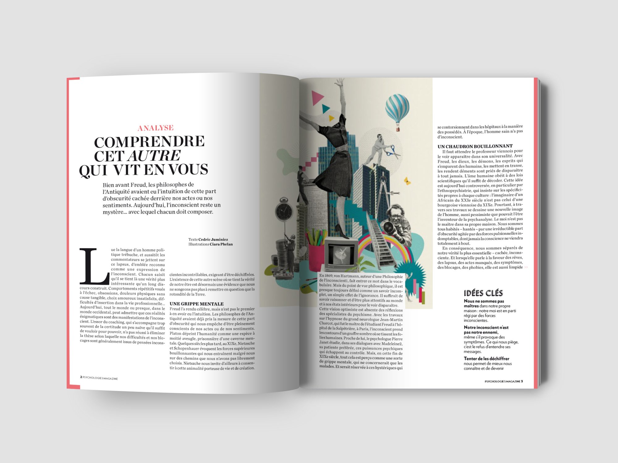psychologies magazine,aurelie bert,presse,design graphique,yorgo