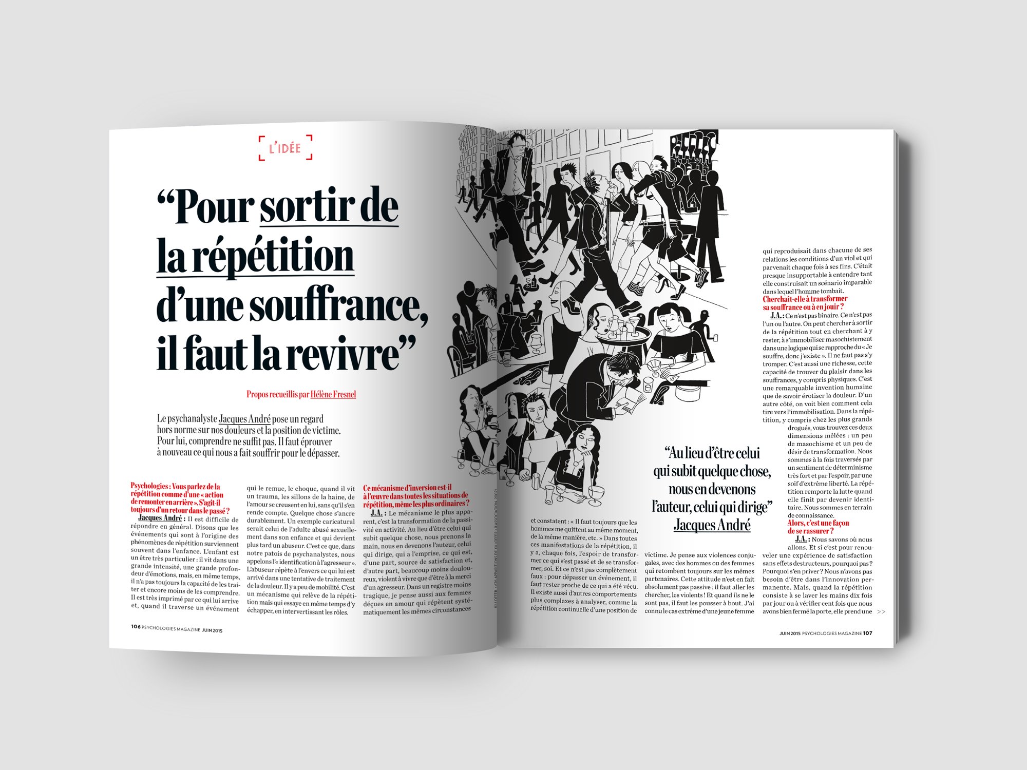 aurelie bert,conception graphique,presse,nouvelle formule,psychologies magazine,couverture